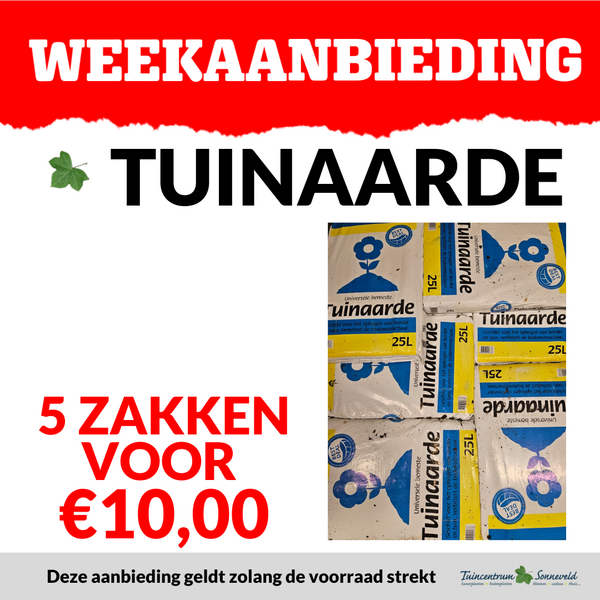 TUINAARDE 5 VOOR €10,00